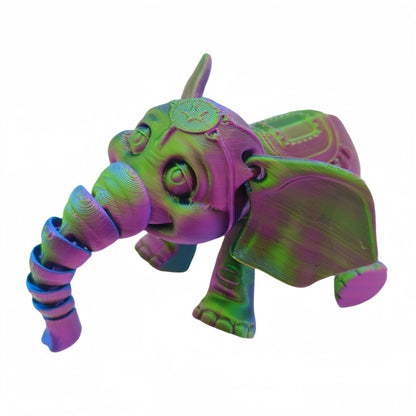 3 D African Elephant (15cm)（Pre-Sale)