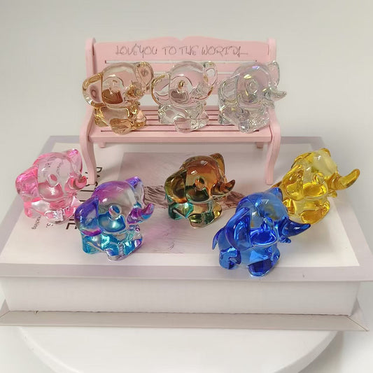 Resin Crystal Elephant  (6CM)(Direct Buy)(Pre-Sale)