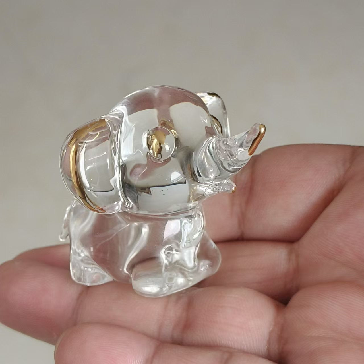 Resin Crystal Elephant  (6CM)(Direct Buy)(Pre-Sale)