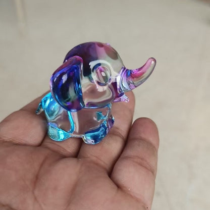 Resin Crystal Elephant  (6CM)(Direct Buy)(Pre-Sale)