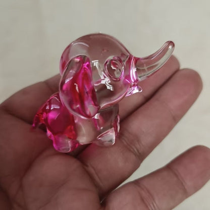 Resin Crystal Elephant  (6CM)(Direct Buy)(Pre-Sale)