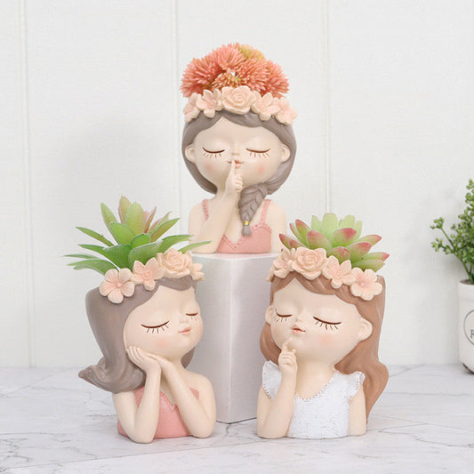 3 D Fairy Flower Pot (Pre-Sale)