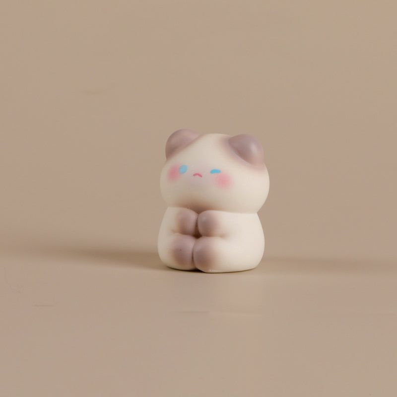 【A091】Cute Siamese Cat (Color  Board)-Blind Bag Series