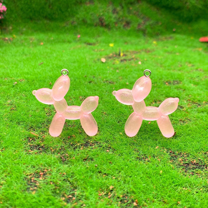 【A085】Luminous Balloon Dog Pendant(color board)-Blind Bag Series