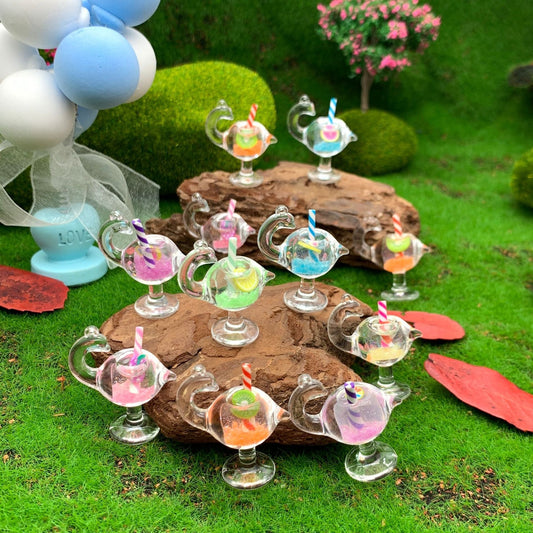 【A133】Luminous Flamingo Juice Glass-Blind Bag Series