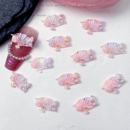 【A153】Luminous Aura Manicure Fan and Moon  (3pcs/bag)-Blind Bag Series