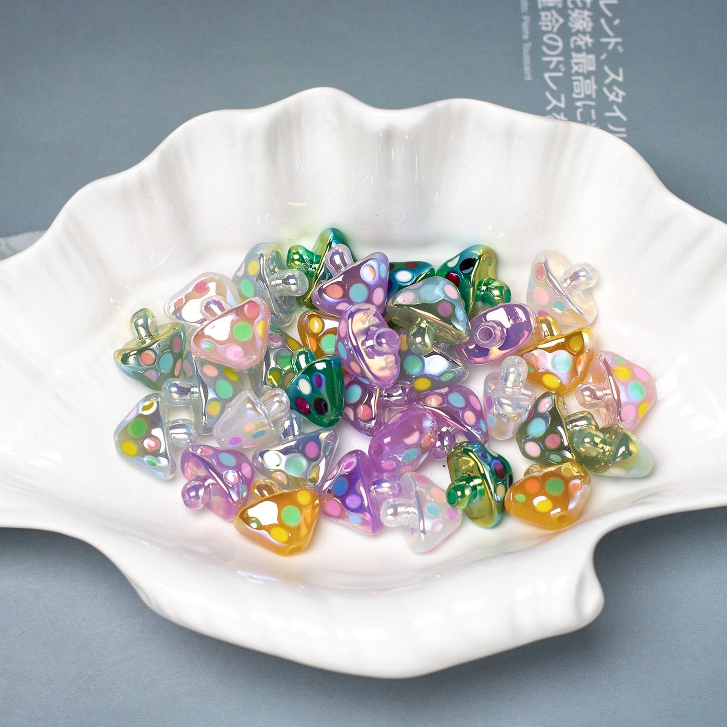 【A266】Aura Mushroom Beads（color board）-Blind Bag Series